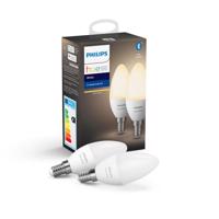 Philips Hue BT LED žárovka E14 5.5W teplá bílá 2 ks chytrá LED žárovka 470 lm 2700 K stmívatelná