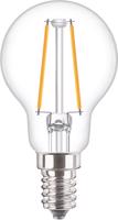 Philips LED žárovka E14 Classic Filament P45 2W 25W teplá bílá 2700K