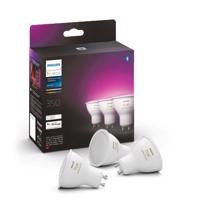 Philips LED žárovka GU10 Hue 3ks 4,3W 50W White and Color Ambiance 2000-6500K/RGB stmívatelná