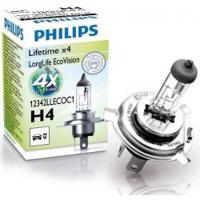 Philips LongLife EcoVision 12342LLECOC1 H4 P43t-38 12V 60/55W