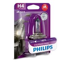 Philips Motožárovka Philips X-TREME CITY VISION MOTO 12342CTVBW H4 P43t-38/55W/12V 3200K