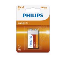 Philips Philips 6F22L1B/10 - Zinkochloridová baterie 6F22 LONGLIFE 9V 150mAh