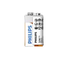 Philips Philips 6F22L1F/10 - Zinkochloridová baterie 6F22 LONGLIFE 9V 150mAh