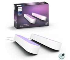 Philips Philips - SADA 2x LED RGB Stmívatelná stolní lampa Hue AMBIANCE LED/6W/230V bílá