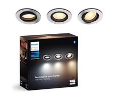 Philips Philips-SADA 3xLED Stmívatelné podhledové svítidlo Hue MILLISKIN 1xGU10/4,2W/230