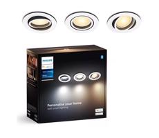 Philips Philips-SADA 3xLED Stmívatelné podhledové svítidlo Hue MILLISKIN 1xGU10/4,2W/230