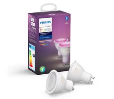 Philips SADA 2x LED Stmívatelná Philips White And Color Ambiance Hue GU10/4,3W/230V