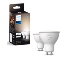 Philips SADA 2x LED Stmívatelná žárovka Philips Hue WHITE GU10/4,2W/230V 2700K