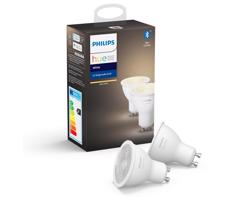 Philips SADA 2x LED Stmívatelná žárovka Philips Hue WHITE GU10/5,2W/230V 2700K