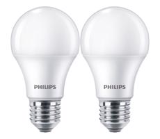 Philips SADA 2x LED Žárovka Philips A60 E27/10W/230V 4000K