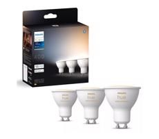 Philips SADA 3x LED Stmívatelná žárovka Philips Hue WHITE AMB. GU10/4,2W/230V 2200-6500K