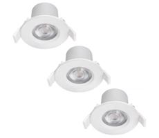 Philips - SADA 3x LED Stmívatelné koupelnové svítidlo LED/5W/230V 2700K IP65