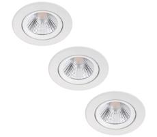 Philips - SADA 3x LED Stmívatelné podhledové svítidlo LED/5,5W/230V 2700K