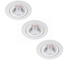 Philips - SADA 3x LED Stmívatelné podhledové svítidlo LED/5W/230V 2700K