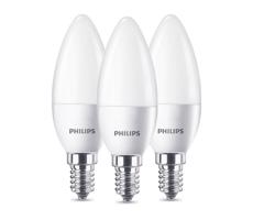 Philips SADA 3x LED Žárovka Philips B35 E14/5,5W/230V 2700K