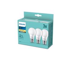 Philips SADA 3x LED Žárovka Philips E27/5,5W/230V 2700K