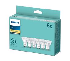 Philips SADA 6x LED Žárovka Philips GU10/4,7W/230V 2700K