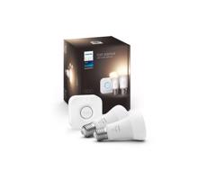 Philips Základní sada Philips Hue WHITE 2xE27/9,5W 2700K + zařízení k propojení