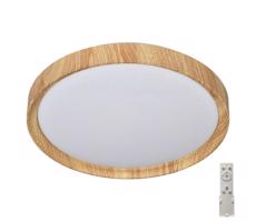 Prezent Prezent -LED Stmívatelné stropní svítidlo WOODEN LED/33W/230V 3000-6500K+DO