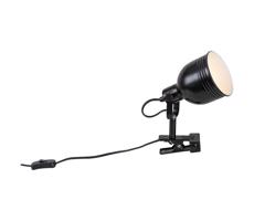 Rabalux Rabalux 3092 - Lampa s klipem 1xE14/25W/230V černá