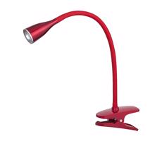 Rabalux Rabalux 4198 - LED Stolní lampa s klipem JEFF 1xLED/4,5W/230V červená