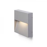 RENDL AQILA SQ nástěnná šedá 230V LED 6W IP54 3000K R12543