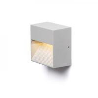 RENDL ITAKA nástěnná stříbrnošedá 230V LED 2W IP54 3000K R10379