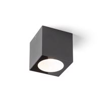 RENDL SENZA SQ stropní antracitová čiré sklo 230V LED 6W IP65 3000K R13625