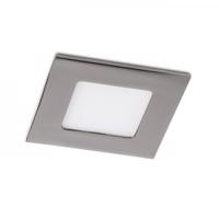 RENDL SLENDER SQ 8 zápustná černý chrom 230V LED 3W 3000K R12186