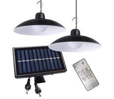 SADA 2x LED Stmívatelné solární závěsné svítidlo LED/6W/3,7V 2000 mAh IP44 + DO