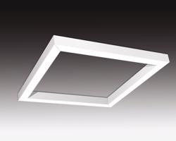 SEC Závěsné LED svítidlo nepřímé osvětlení WEGA-FRAME2-AA-DIM-DALI, 32 W, bílá, 607 x 607 x 50 mm, 3000 K, 4360 lm 321-B-001-01-01-SP