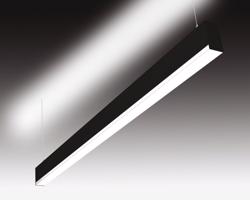 SEC Závěsné LED svítidlo přímé a nepřímé osvětlení WEGA-MODULE2-FAB-DIM-DALI, 25 W, černá, 851 x 50 x 94 mm, 4000 K, 3315 lm 320-B-454-01-02-SP