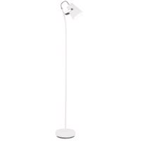 Sessak Moderní stojací lampa Odette - pr. 140 x 1500 x 230 mm, 28 W, matná bílá, chrom SE ODELV