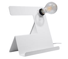 SL.0668 - Stolní lampa INCLINE 1xE27/60W/230V bílá