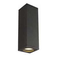 SLV THEO UP-DOWN OUT wall light, square, anthracite, GU10, max. 2x35W