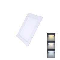 Solight LED mini panel CCT, podhledový, 6W, 450lm, 3000K, 4000K, 6000K, čtvercový WD147 Studená bílá