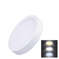 Solight LED mini panel CCT, přisazený, 12W, 900lm, 3000K, 4000K, 6000K, kulatý WD170 Studená bílá