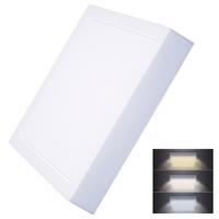 Solight LED mini panel CCT, přisazený, 24W, 1800lm, 3000K, 4000K, 6000K, čtvercový WD175 Studená bílá