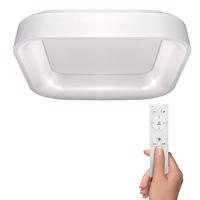 Solight LED stropní světlo čtvercové Treviso, 48W, 2880lm, stmívatelné, dálkové ovládání, bílá WO769-W