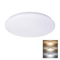 Solight LED stropní světlo Plain, 3CCT, 24W, 1920lm, 3000K, 4000K, 6000K, kulaté, 38cm WO788 Studená bílá