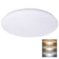 Solight LED stropní světlo Plain, 3CCT, 36W, 2520lm, 3000K, 4000K, 6000K, kulaté, 45cm WO793 Studená bílá