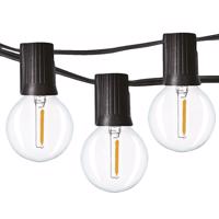 Solight LED venkovní řetěz s žárovka mi, 25 žárovek, 15m+5m, 19W, teplá bílá WO794