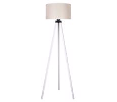 - Stojací lampa 1xE27/60W/230V krémová/bílá