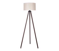 - Stojací lampa 1xE27/60W/230V pr. 44 cm krémová/hnědá