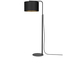 Stojací lampa ARDEN 1xE27/60W/230V černá/zlatá