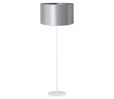 - Stojací  lampa CANNES 1xE27/15W/230V 45 cm stříbrná/bílá