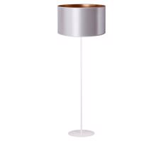 - Stojací lampa CANNES 1xE27/15W/230V 45 cm stříbrná/měděná/bílá