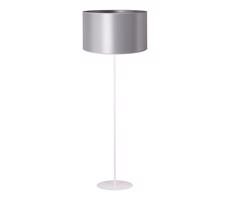 - Stojací  lampa CANNES 1xE27/15W/230V pr. 45 cm stříbrná/bílá