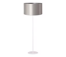 - Stojací lampa CANNES 1xE27/15W/230V pr. 45 cm stříbrná/bílá