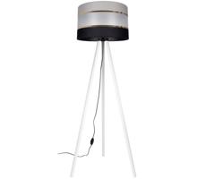 Stojací lampa CORAL 1xE27/60W/230V bílá/černá/šedá/zlatá